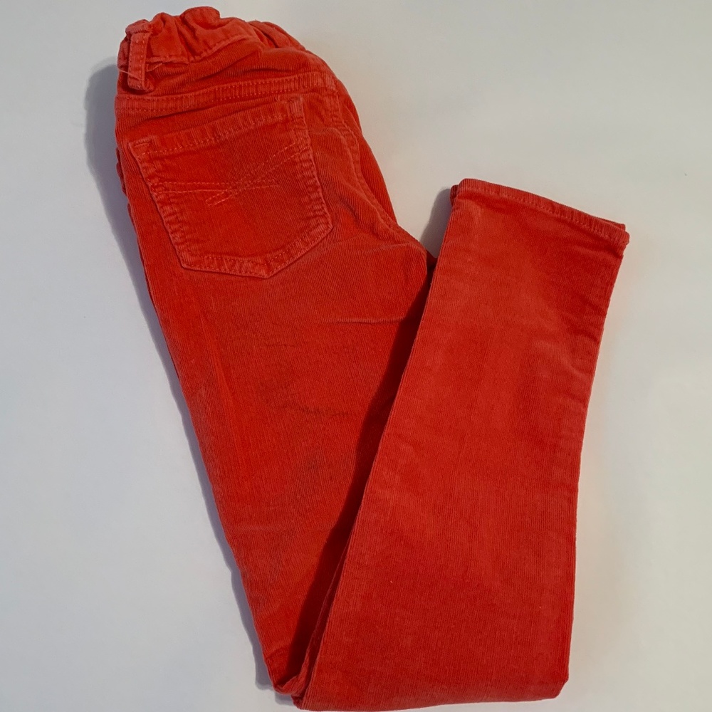 Gap Kids Girls Size 7 Orange Corduroy Pants in Ki